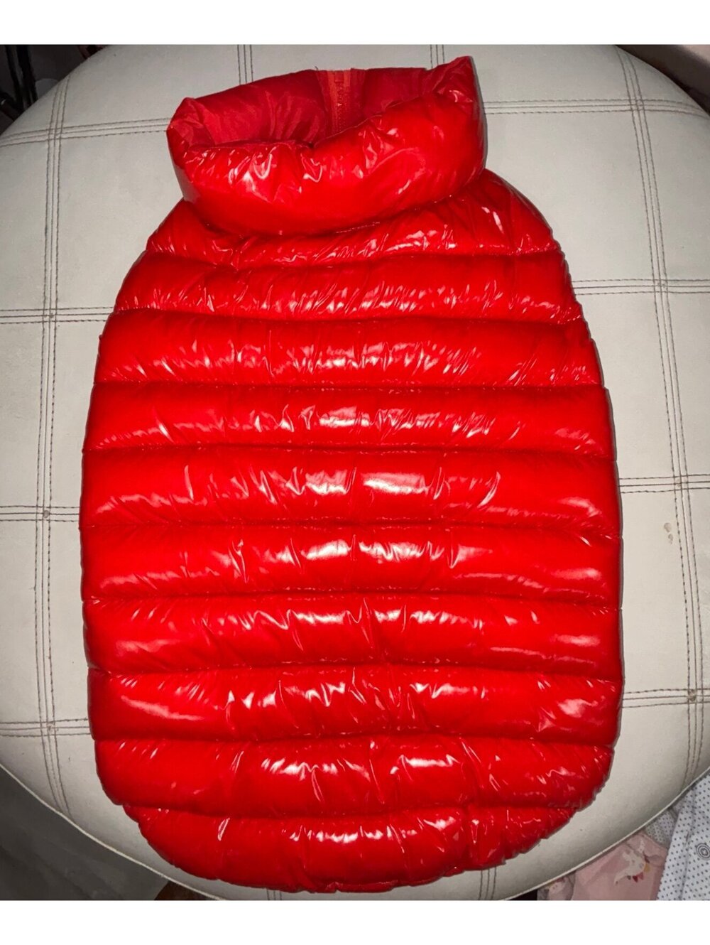 IMNYC Red Puffer Dog Jacket – Size XL